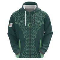 Custom Algeria Football Hoodie Come On Greens - Wonder Print Shop