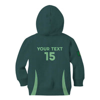 Custom Algeria Football Kid Hoodie Come On Greens - Wonder Print Shop