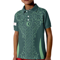 Custom Algeria Football Kid Polo Shirt Come On Greens - Wonder Print Shop