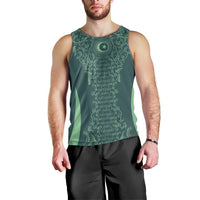 Custom Algeria Football Men Tank Top Come On Greens - Wonder Print Shop