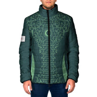 Custom Algeria Football Padded Jacket Come On Greens - Wonder Print Shop