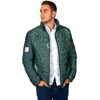 Custom Algeria Football Padded Jacket Come On Greens - Wonder Print Shop