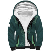 Custom Algeria Football Sherpa Hoodie Come On Greens - Wonder Print Shop