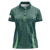 Custom Algeria Football Women Polo Shirt Come On Greens - Wonder Print Shop