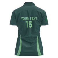 Custom Algeria Football Women Polo Shirt Come On Greens - Wonder Print Shop