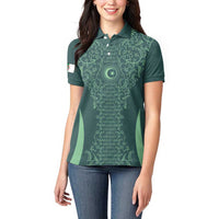 Custom Algeria Football Women Polo Shirt Come On Greens - Wonder Print Shop