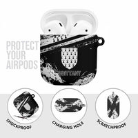 Brittany AirPods Case Coat Of Arms With Triskelion - Grunge Style - Wonder Print Shop