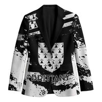 Personalized Brittany Blazer Coat Of Arms With Triskelion - Grunge Style - Wonder Print Shop