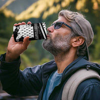 Personalized Brittany 4 in 1 Can Cooler Tumbler Coat Of Arms With Triskelion - Grunge Style - Wonder Print Shop