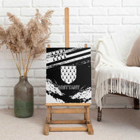 Brittany Canvas Wall Art Coat Of Arms With Triskelion - Grunge Style - Wonder Print Shop