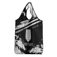 Brittany Grocery Bag Coat Of Arms With Triskelion - Grunge Style - Wonder Print Shop