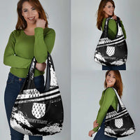 Brittany Grocery Bag Coat Of Arms With Triskelion - Grunge Style - Wonder Print Shop