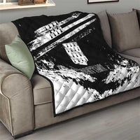 Brittany Quilt Coat Of Arms With Triskelion - Grunge Style - Wonder Print Shop