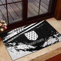 Brittany Rubber Doormat Coat Of Arms With Triskelion - Grunge Style - Wonder Print Shop