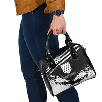 Brittany Shoulder Handbag Coat Of Arms With Triskelion - Grunge Style - Wonder Print Shop