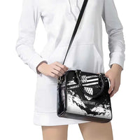 Brittany Shoulder Handbag Coat Of Arms With Triskelion - Grunge Style - Wonder Print Shop