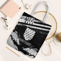 Brittany Tote Bag Coat Of Arms With Triskelion - Grunge Style - Wonder Print Shop