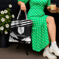 Brittany Tote Bag Coat Of Arms With Triskelion - Grunge Style - Wonder Print Shop