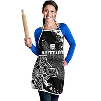 Brittany Celtic Cross Apron With Celtic Knotwork - Wonder Print Shop