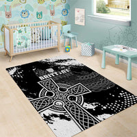 Brittany Celtic Cross Area Rug With Celtic Knotwork - Wonder Print Shop