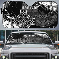 Brittany Celtic Cross Auto Sun Shade With Celtic Knotwork - Wonder Print Shop
