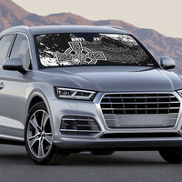 Brittany Celtic Cross Auto Sun Shade With Celtic Knotwork - Wonder Print Shop