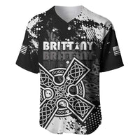 Personalized Brittany Celtic Cross Baseball Jersey With Celtic Knotwork - Wonder Print Shop