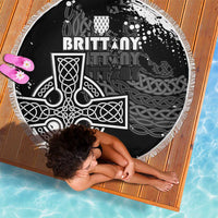 Brittany Celtic Cross Beach Blanket With Celtic Knotwork - Wonder Print Shop