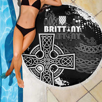 Brittany Celtic Cross Beach Blanket With Celtic Knotwork - Wonder Print Shop