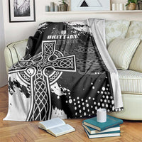 Brittany Celtic Cross Blanket With Celtic Knotwork - Wonder Print Shop