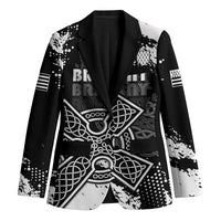 Personalized Brittany Celtic Cross Blazer With Celtic Knotwork - Wonder Print Shop