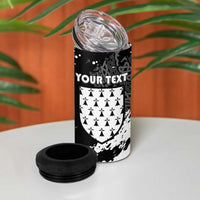 Personalized Brittany Celtic Cross 4 in 1 Can Cooler Tumbler With Celtic Knotwork - Wonder Print Shop