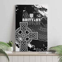 Brittany Celtic Cross Canvas Wall Art With Celtic Knotwork - Wonder Print Shop