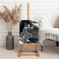 Brittany Celtic Cross Canvas Wall Art With Celtic Knotwork - Wonder Print Shop