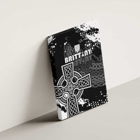 Brittany Celtic Cross Canvas Wall Art With Celtic Knotwork - Wonder Print Shop