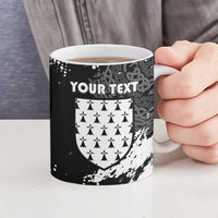 Personalized Brittany Celtic Cross Ceramic Mug With Celtic Knotwork - Wonder Print Shop