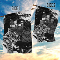 Brittany Celtic Cross Garden Flag With Celtic Knotwork - Wonder Print Shop