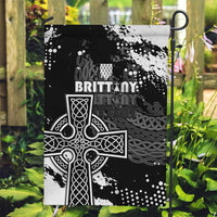 Brittany Celtic Cross Garden Flag With Celtic Knotwork - Wonder Print Shop