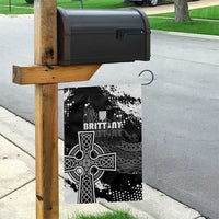 Brittany Celtic Cross Garden Flag With Celtic Knotwork - Wonder Print Shop