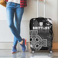 Brittany Celtic Cross Luggage Cover With Celtic Knotwork - Wonder Print Shop