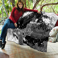 Brittany Celtic Cross Quilt With Celtic Knotwork - Wonder Print Shop