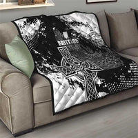 Brittany Celtic Cross Quilt With Celtic Knotwork - Wonder Print Shop