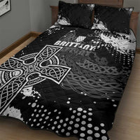 Brittany Celtic Cross Quilt Bed Set With Celtic Knotwork - Wonder Print Shop