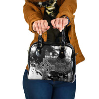 Brittany Celtic Cross Shoulder Handbag With Celtic Knotwork - Wonder Print Shop