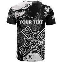 Personalized Brittany Celtic Cross T Shirt With Celtic Knotwork - Wonder Print Shop