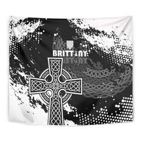 Brittany Celtic Cross Tapestry With Celtic Knotwork - Wonder Print Shop