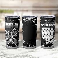 Personalized Brittany Celtic Cross Tumbler Cup With Celtic Knotwork - Wonder Print Shop