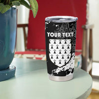 Personalized Brittany Celtic Cross Tumbler Cup With Celtic Knotwork - Wonder Print Shop