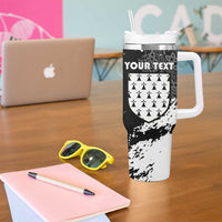 Personalized Brittany Celtic Cross Tumbler With Handle With Celtic Knotwork - Wonder Print Shop