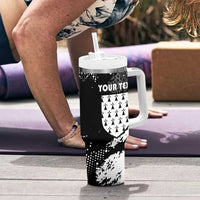 Personalized Brittany Celtic Cross Tumbler With Handle With Celtic Knotwork - Wonder Print Shop